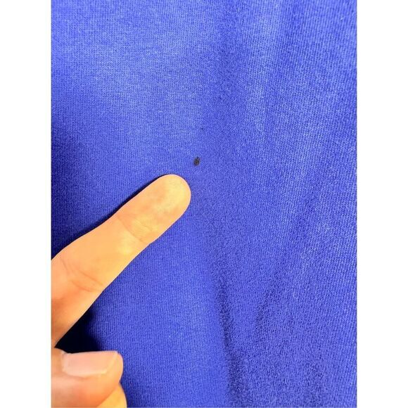 Nike Dri Fit Men's Size Large Sport Clash Training T-Shirt Purple/Blue Short Sle - Picture 7 of 12